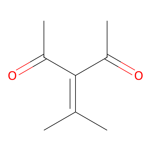 3-Isopropylidene-pentane-2,4-dione structure