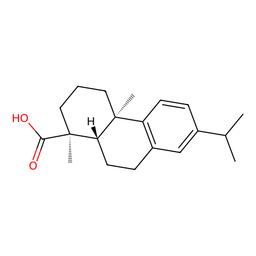 DEHYDROABIETICACID structure