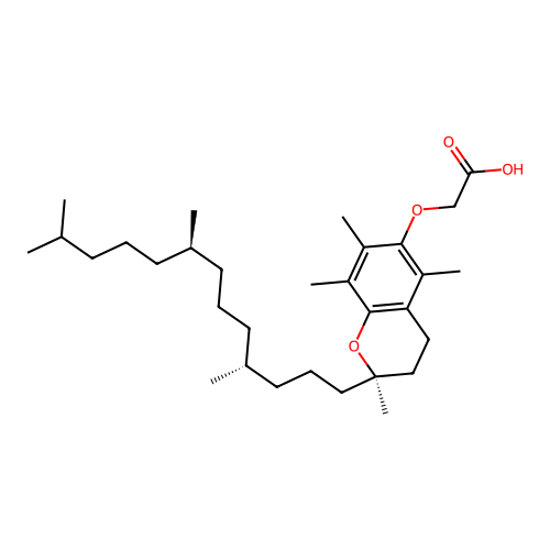 Alpha-tocopheryloxyacetic Acid structure