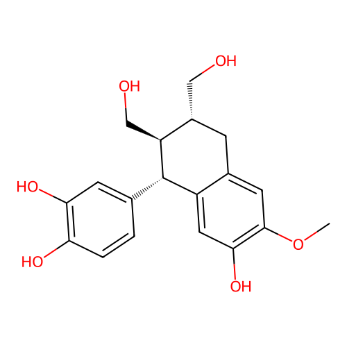 Isotaxiresinol structure