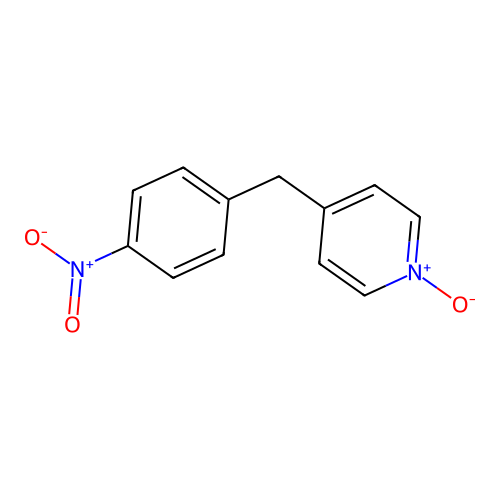 4-(4-Nitro-benzyl)-pyridine 1-oxide structure