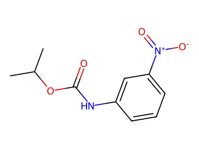 Isopropyl N-(3-nitrophenyl)carbamate structure