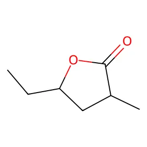 2(3H)-Furanone, 5-ethyldihydro-3-methyl- structure