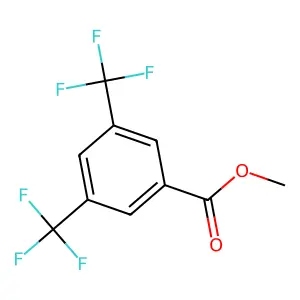 Methyl 3,5-bis(trifluoromethyl)benzoate structure