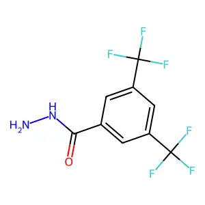 3,5-双(三氟甲基)苯甲酰肼 structure
