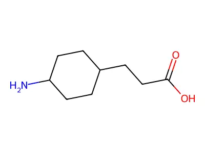 3-(4-aminocyclohexyl)propanoic Acid structure