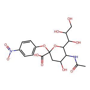 NeuNAc-4-nitrophenol structure