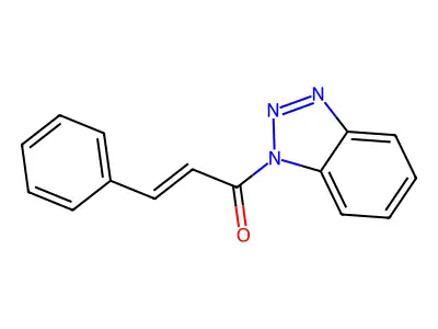 1-(Benzotriazol-1-yl)-3-phenylprop-2-en-1-one structure