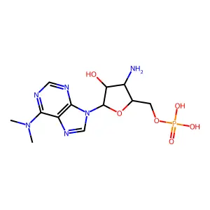 嘌呤霉素氨基核苷-5-一磷酸 structure