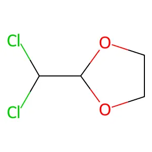 2-(Dichloromethyl)-1,3-dioxolane structure