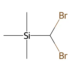 Silane, (dibromomethyl)trimethyl- structure