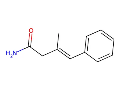 beta-benzalbutyramide, (E)- structure