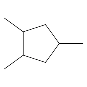 (1r,2s)-1,2,4-Trimethylcyclopentane structure