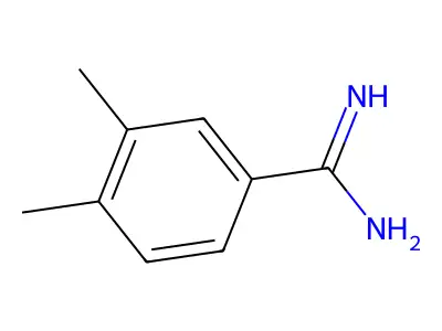 3,4-Dimethylbenzene-1-carboximidamide structure