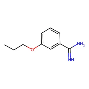 3-Propoxybenzamidine structure