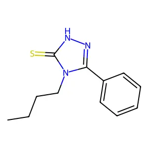 4-Butyl-5-phenyl-4H-1,2,4-triazole-3-thiol structure