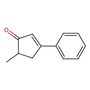 5-Methyl-3-phenylcyclopent-2-en-1-one structure