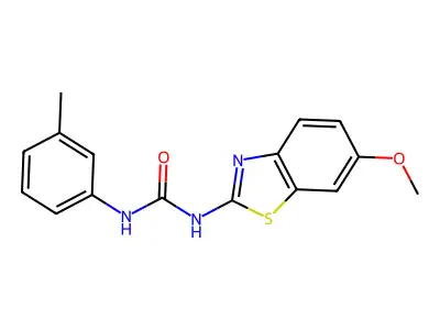1-(6-Methoxy-1,3-benzothiazol-2-yl)-3-(3-methylphenyl)urea structure