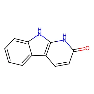 9H-Pyrido(2,3-b)indol-2-ol structure