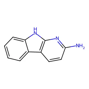 2-Amino-9H-pyrido(2,3-b)indole structure