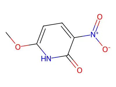 2-Hydroxy-6-methoxy-3-nitropyridine structure
