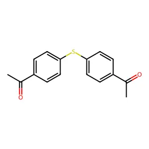 双(4-乙酰基苯基)硫醚 structure