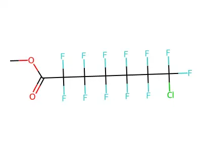 Methyl 7-chloroperfluoroheptanoate structure