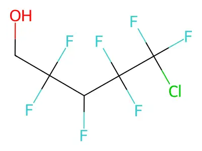 5-Chloro-2,2,3,4,4,5,5-heptafluoropentan-1-ol structure
