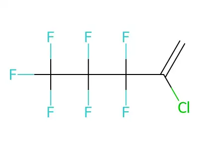 2-Chloro-3,3,4,4,5,5,5-heptafluoropent-1-ene structure