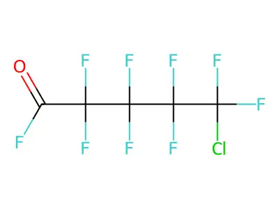 5-氯全氟戊酰 氟化物 structure
