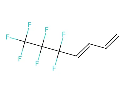 1,1,1,2,2,3,3-Heptafluorohepta-4,6-diene structure