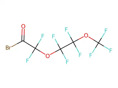 2,2-difluoro-2-[1,1,2,2-tetrafluoro-2-(trifluoromethoxy)ethoxy]acetyl Bromide structure