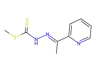 Methyl 2-(1-(pyridin-2-YL)ethylidene)hydrazine-1-carbodithioate structure