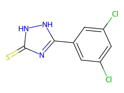 3-(3,5-dichlorophenyl)-1H-1,2,4-triazole-5-thiol structure