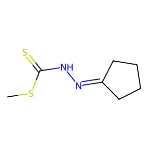 Methyl 2-cyclopentylidenehydrazinecarbodithioate structure