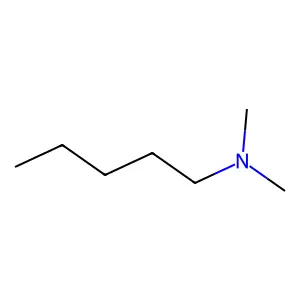 N,N-二甲基-1-戊胺 structure
