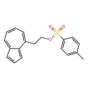 4-Toluenesulfonic acid 4-azulylethyl ester structure
