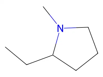 2-Ethyl-1-methylpyrrolidine structure