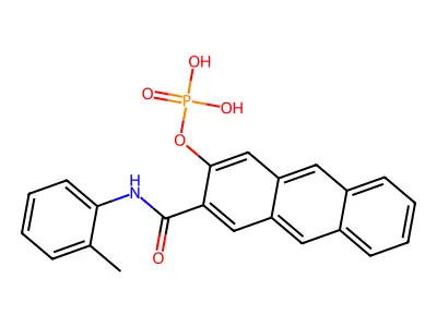 Naphthol as-gr phosphate structure