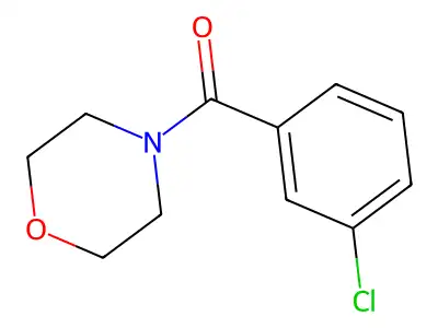 4-(3-Chlorobenzoyl)morpholine structure