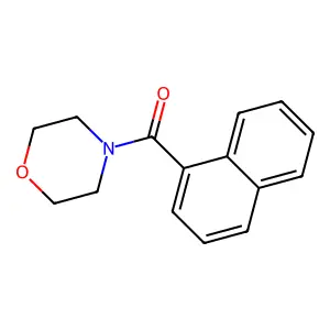 1-Naphthoic acid, morpholide structure