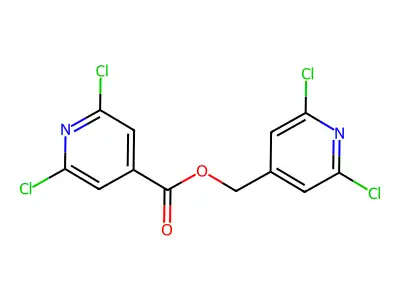 (2,6-Dichloropyridin-4-yl)methyl 2,6-dichloropyridine-4-carboxylate structure
