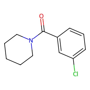 (3-Chlorophenyl)(piperidin-1-yl)methanone structure