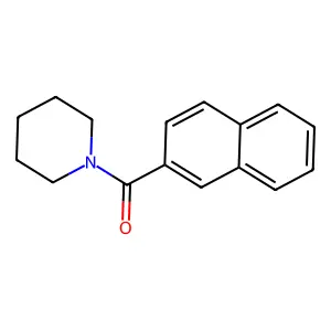 2-Naphthalenyl-1-piperidinylmethanone structure