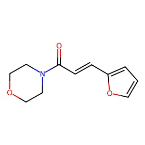 3-(2-Furanyl)-1-(4-morpholinyl)-2-propen-1-one structure