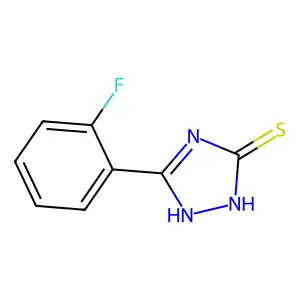 5-(2-fluorophenyl)-4H-1,2,4-triazole-3-thiol structure