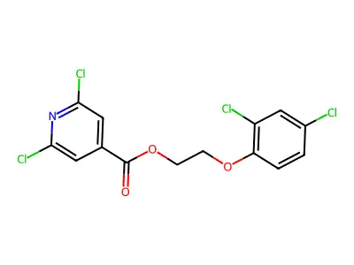 2-(2,4-Dichlorophenoxy)ethyl 2,6-dichloroisonicotinate structure