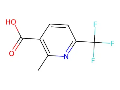 2-Methyl-6-(trifluoromethyl)nicotinic acid structure