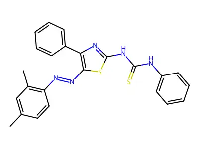 (1E)-1-[(5E)-5-[(2,4-dimethylphenyl)hydrazinylidene]-4-pheny structure