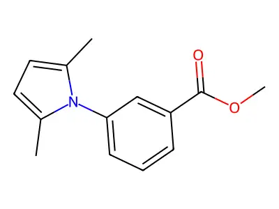 Methyl 3-(2,5-dimethyl-1H-pyrrol-1-yl)benzoate structure